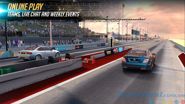 Giao diện game Nitro Nation cho Windows 10