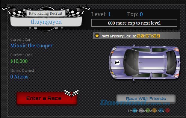 Thông số trong mục Garage