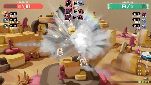 Tham gia vào những trận đấu hỗn loạn trong vai&nbsp;nhiều loài vật khác nhau