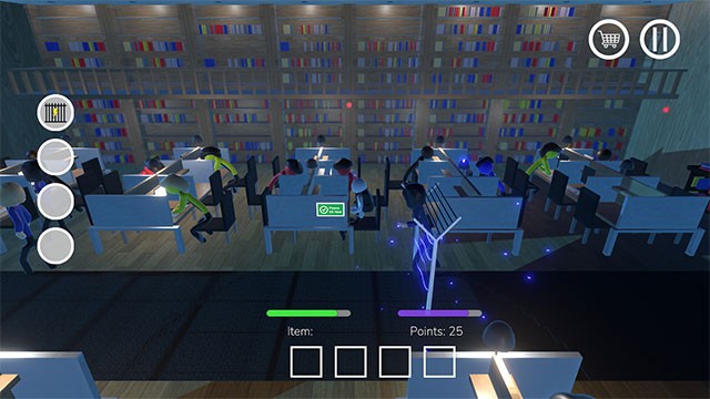 Lối chơi của No Food No Drink game kết hợp giữa chiến thuật lén lút và giải đố