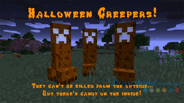 Mod cung cấp quái vật Halloween