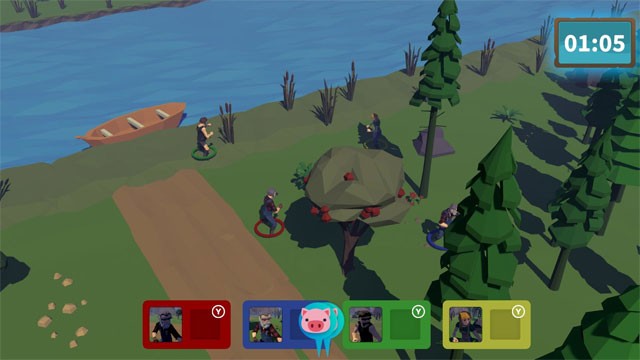 Chơi game Noah với tối đa 3 người bạn để cùng nhau làm nhiệm vụ