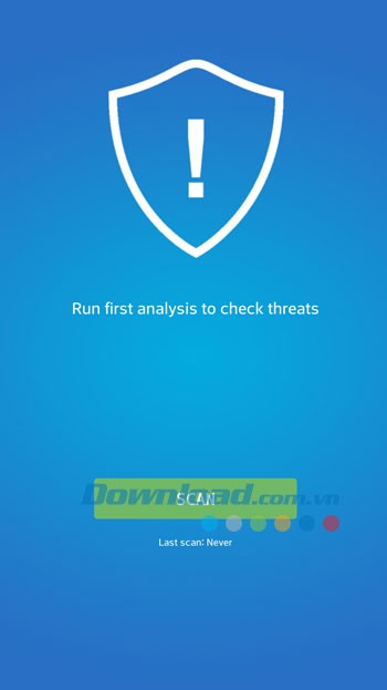 Giao diện sử dụng của ứng dụng Noah Antivirus