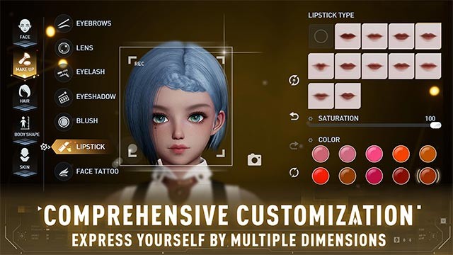 Thoải mái xây dựng và tùy chỉnh nhân vật cá tính trong khi chơi Noah's Heart