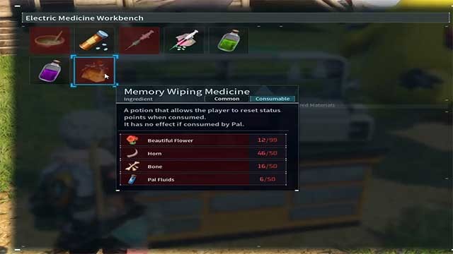 Beautiful Flower được sử dụng để chế tạo thuốc Memory Wiping Medicine