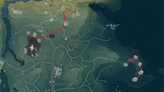 Xung quanh Central Plains là hai route farm Scarletthorn