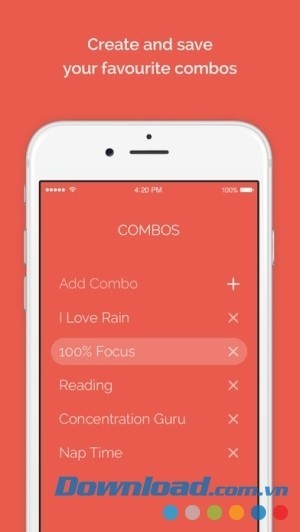 Tọa các combo yêu thích