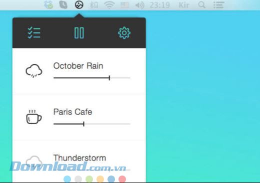 Biểu tượng của ứng dụng Noizio trên máy Mac