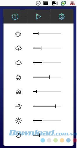 Lựa chọn âm thanh trong danh sách