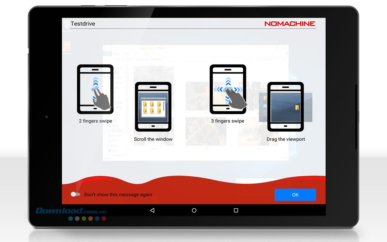Thao tác kiểm soát dễ dàng