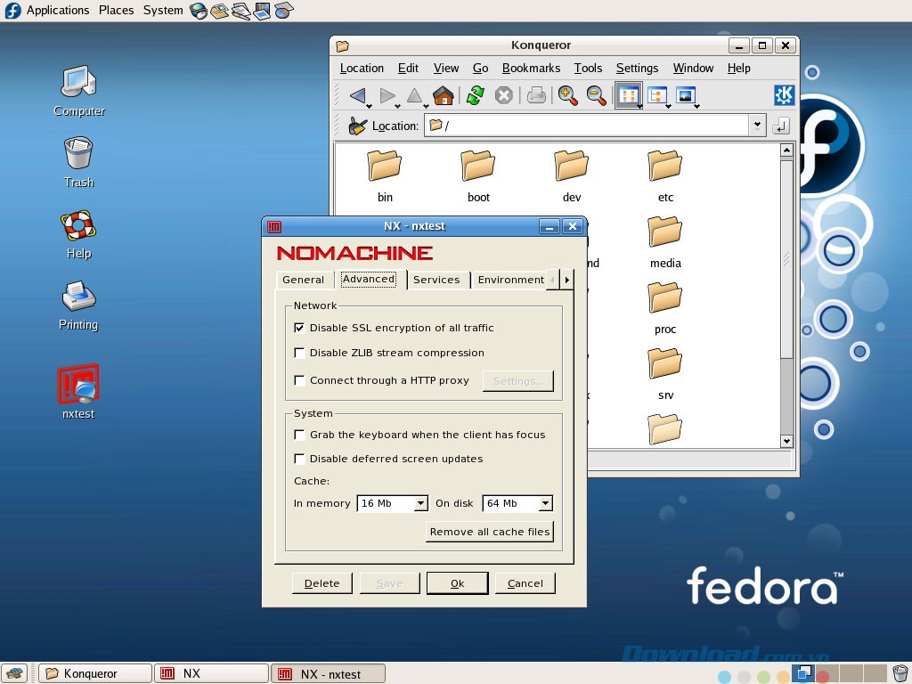 Phần mềm NoMachine trên Linux