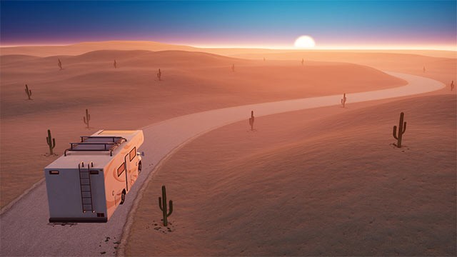 Mỗi hành trình trong Nomad Drive là một trải nghiệm mới không trùng lặp