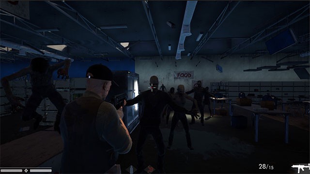 Lùng sục các địa điểm để bắn zombie và thu thập tài nguyên, trang bị