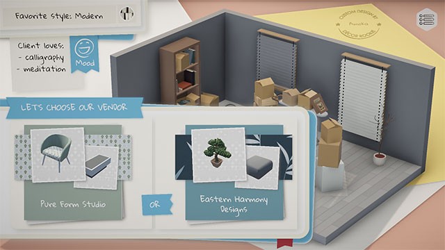 Lựa chọn giữa vô vàn các món đồ nội thất và trang trí cho phù hợp với sở thích của khách hàng