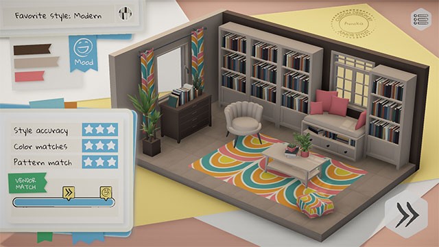 Thiết kế được chấm điểm dựa theo độ chính xác về phong cách, màu sắc và họa tiết