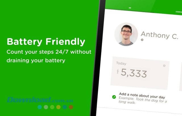 Đếm số bước chân với Noom Walk Pedometer