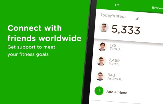 Kết nối bạn bè với Noom Walk Pedometer