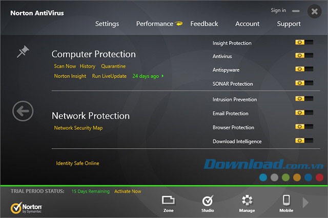 Norton Antivirus 2014 với nhiều tính năng
