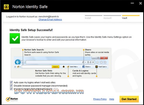 Norton Identity Safe
