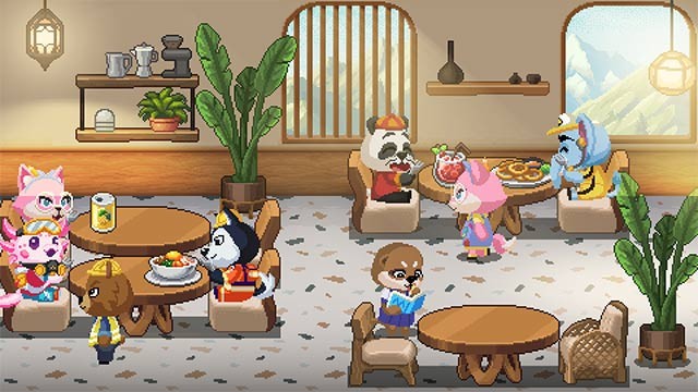 Xây dựng nhà hàng, nấu ăn và phục vụ những vị khách động vật siêu đáng yêu