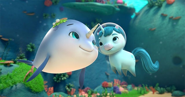 Bộ phim chuyển thể từ bộ truyện tranh cùng tên Not Quite Narwhal (2017) của tác giả Jessie Sima