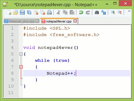 Download Notepad++ 7.8