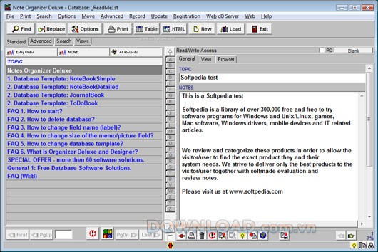 Notes Organizer Deluxe