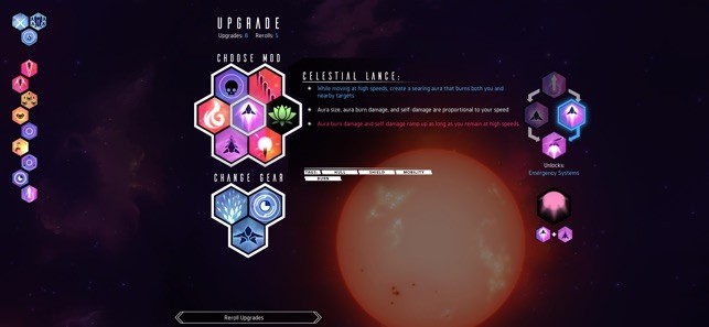 Nova Drift sở hữu hơn 200 nâng cấp dạng mô-đun được mở khóa dần trong quá trình chơi