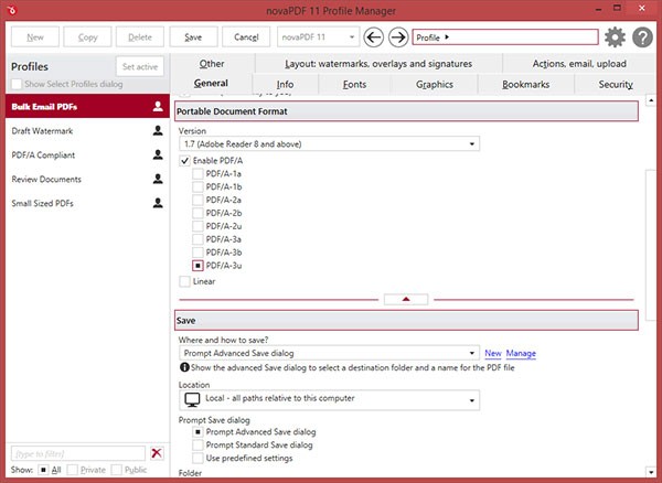 Giao diện phần mềm nova PDF 11 mới nhất