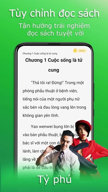 Tùy chỉnh giao diện đọc sách