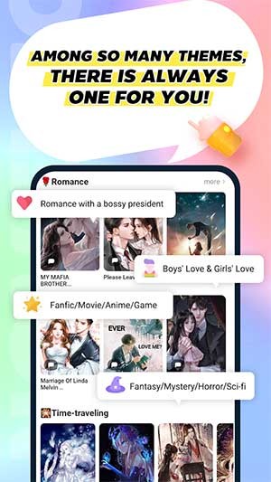 Nhiều thể loại để lựa chọn