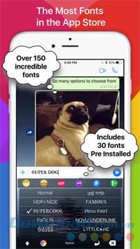 Nhiều phông chữ