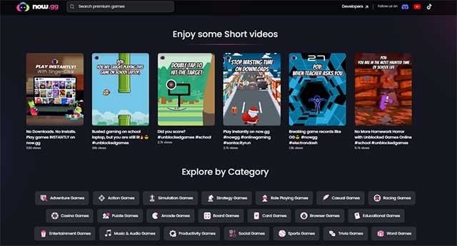 Game được chia thành nhiều thể loại đa dạng