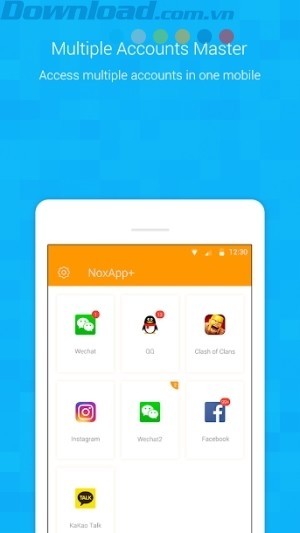 Quản lý nhiều tài khoản trên điện thoại