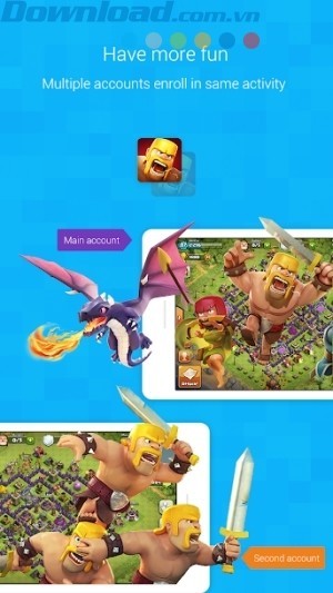 Chơi game tuyệt hơn nhờ chơi cùng lúc nhiều tài khoản