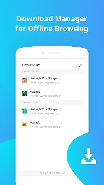Quản lý dữ liệu sau khi tải