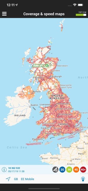 Xem độ bao phủ của mạng