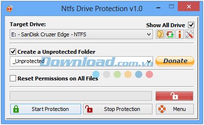 NTFS Drive Protection
