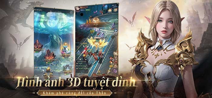 Game MMORPG thần thoại hắc ám với đồ họa sống động - Nữ Thần Hắc Ấn