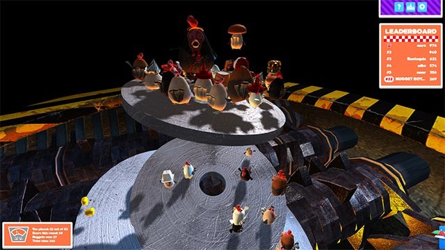 Nỗ lực trụ vững trên đĩa và hất văng từng đối thủ xuống dưới