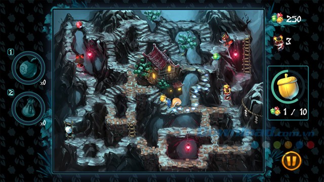 Giao diện game Nutjitsu