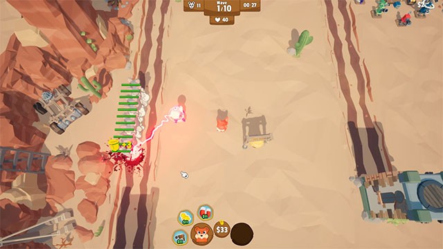 Nuts Protocol là trò chơi thủ thành nhịp độ nhanh, đòi hỏi người chơi phải di chuyển không ngừng