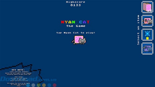 Game phiêu lưu Nyan Cat The Game