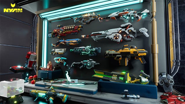 Khám phá kho vũ khí khổng lồ và tiên tiến mà Nyan Hero game cung cấp