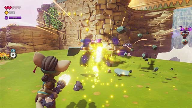 Điều khiển các nguyên tố tự nhiên để chiến đấu với kẻ thù