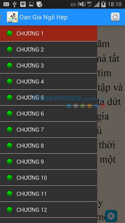 Các chương trong tiểu thuyết Oan gia ngõ hẹp