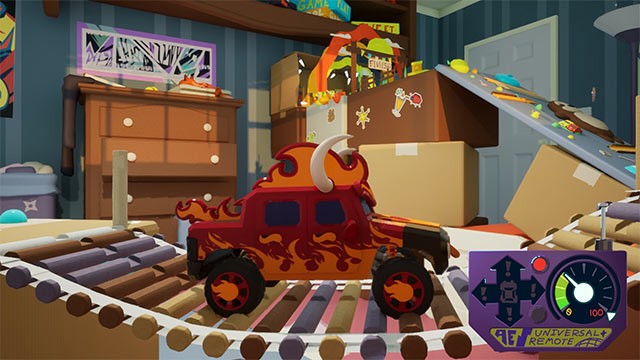 Lái những chiếc xe điều khiển từ xa với mũ kỳ quặc và skin độc đáo