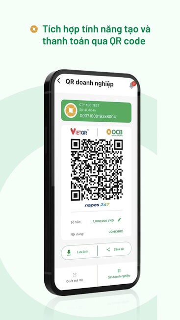 Tích hợp thanh toán qua mã QR