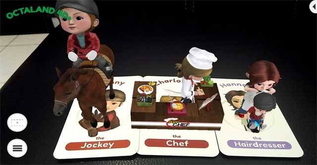 Tìm hiểu về các nghề nghiệp khác nhau với Octaland 4D+ cho Android
