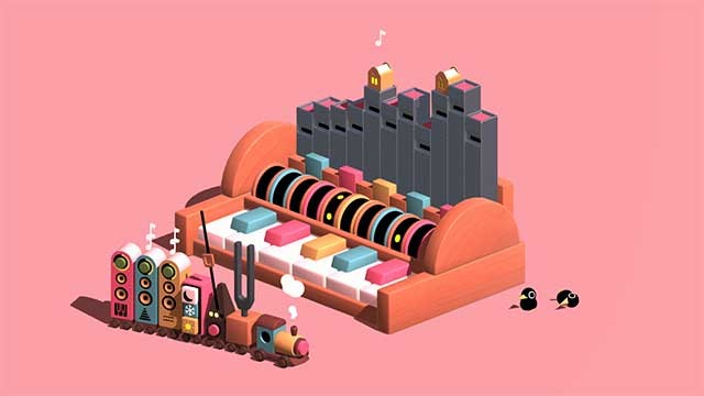 Trải qua 6 màn chơi để xây dựng các đoạn nhạc khác nhau như âm trầm, giai điệu và nhịp điệu